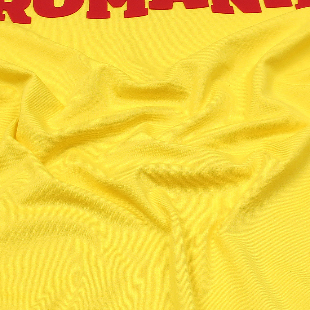 2678-Joma Romania Short Sleeve T Shirt For Kids-Yellow
