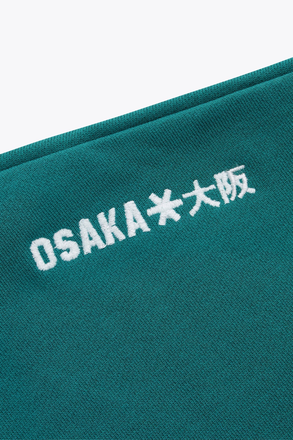 2768-Osk Men Full Zip Oversized Hoodie-Teal