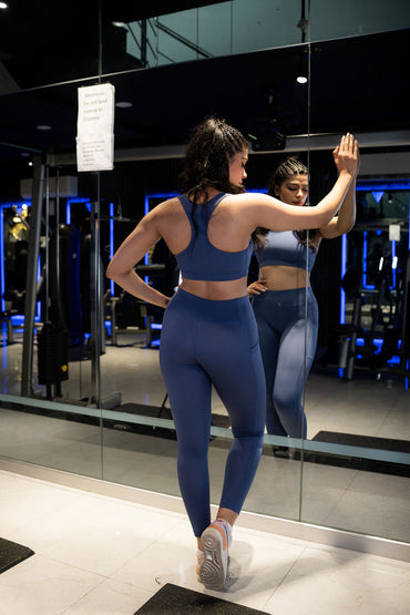 2753-Osk Gym Wear Sports Bra SetWomen-Future Dusk