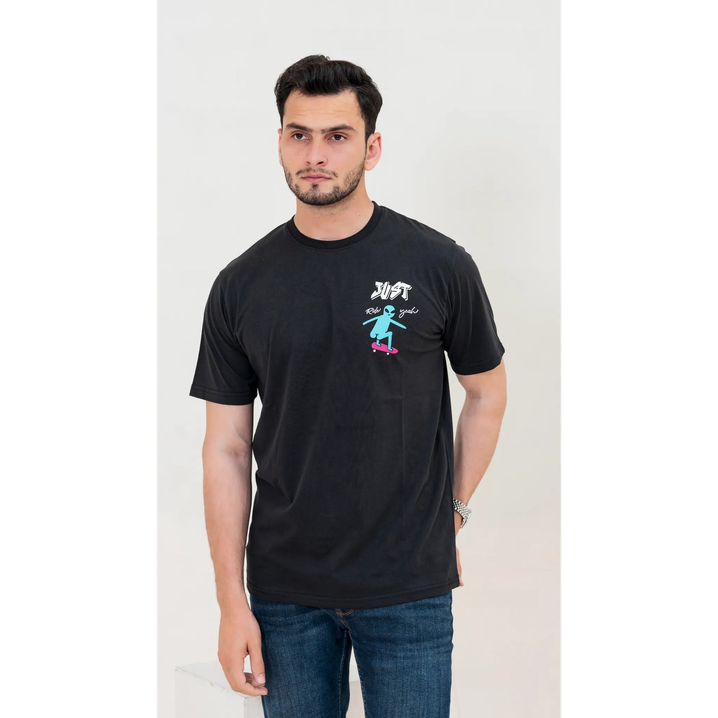 X-Fit Just Rid Alien Graphic T-Shirt For Men