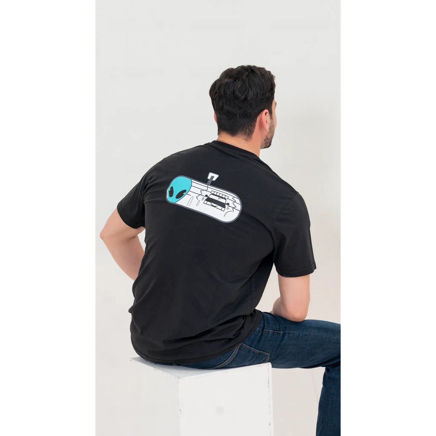 X-Fit Just Rid Alien Graphic T-Shirt For Men