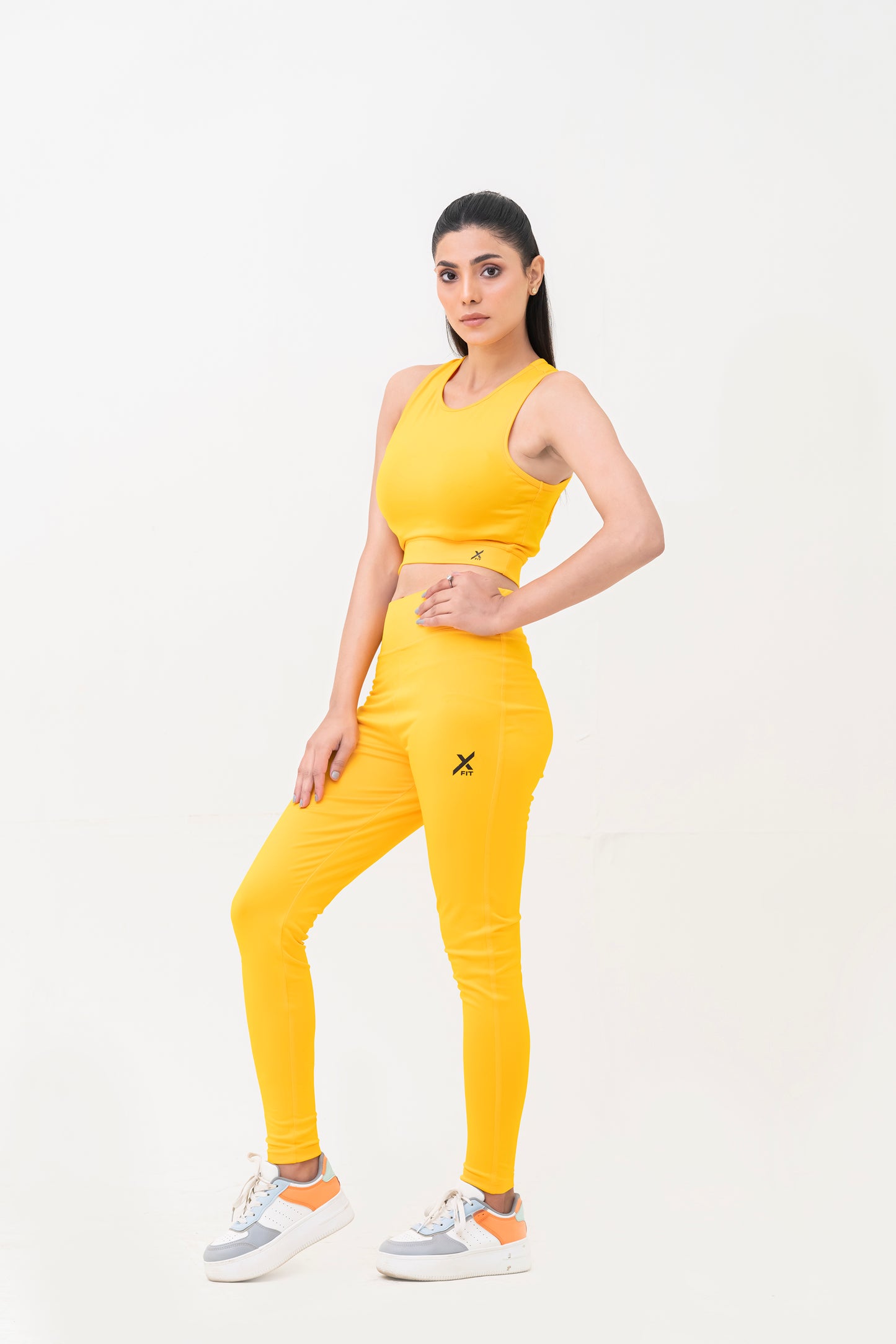 Fx Cutout Back Activewear Sports Bra Set-1094-2597