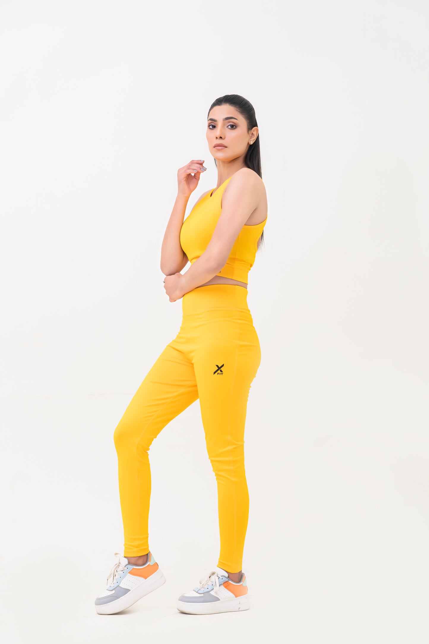 Fx Cutout Back Activewear Sports Bra Set-1094-2597