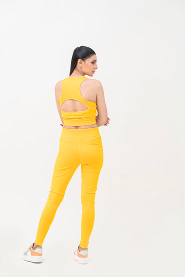 Fx Cutout Back Activewear Sports Bra Set-1094-2-2597