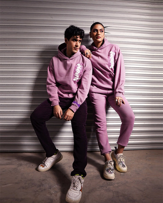 2771-Seek Within Unisex Coord Set-Purple