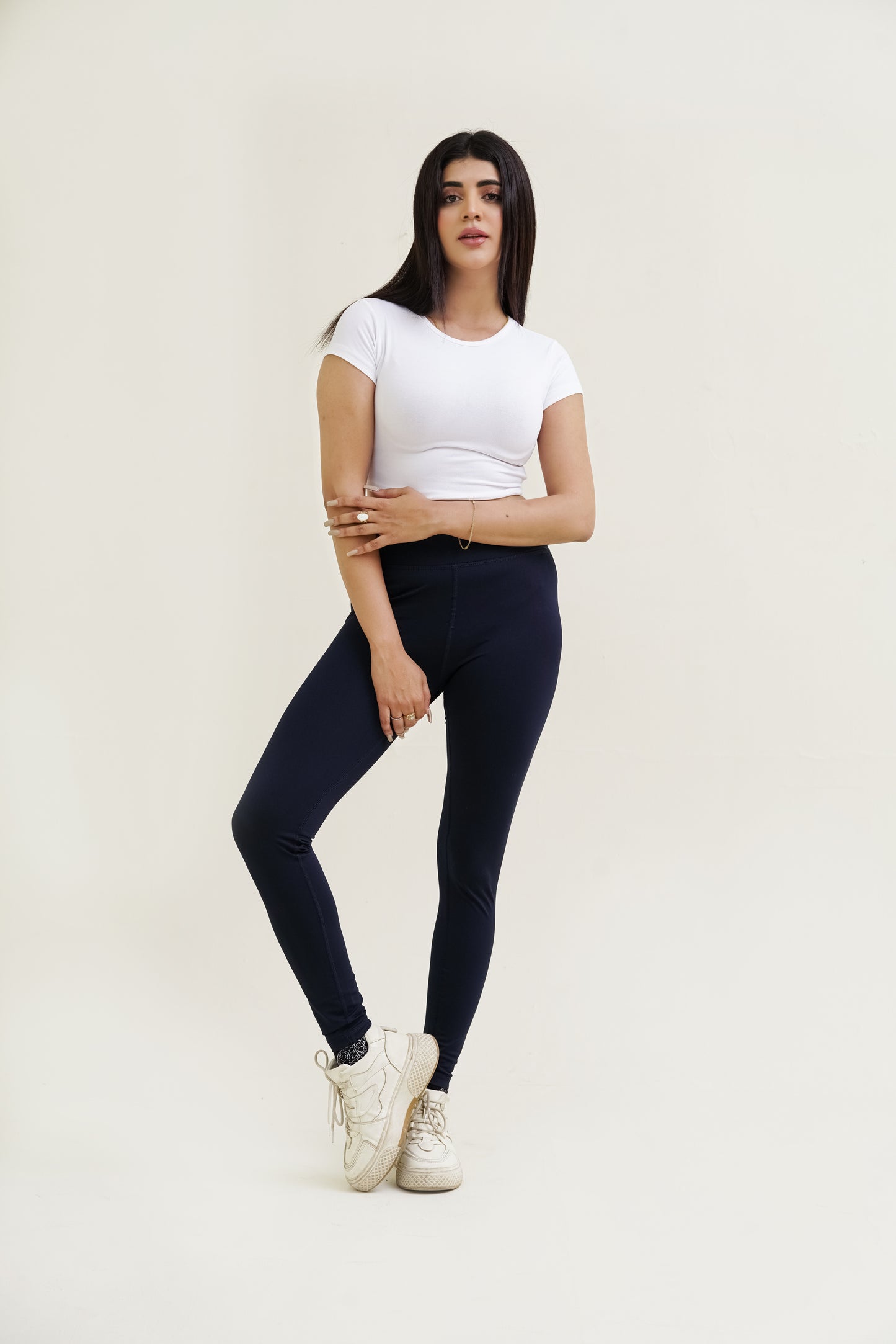 Banner Performance Yoga Pants/Legging Women-LGY-0036-Navy