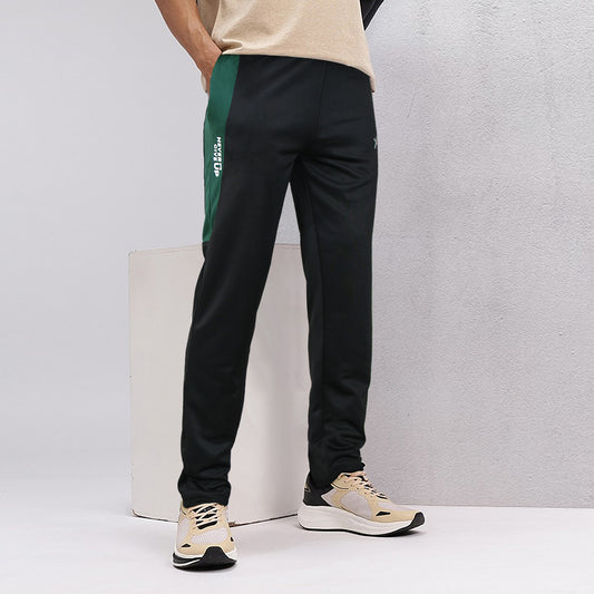 2672-FX Dry Fit Side Panel Men Trouser-FX004-Black Green