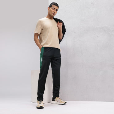2672-FX Dry Fit Side Panel Men Trouser-FX004-Black Green