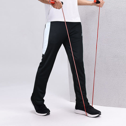 2672-FX Dry Fit Side Panel Men Trouser-FX004-Black White
