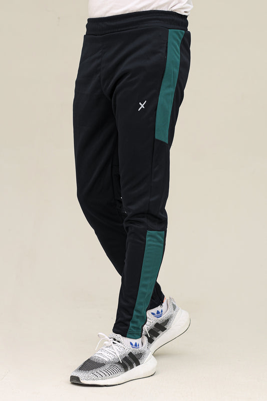 2450-FX Dry-Fit Side Panel Trouser-FX001-Black Green