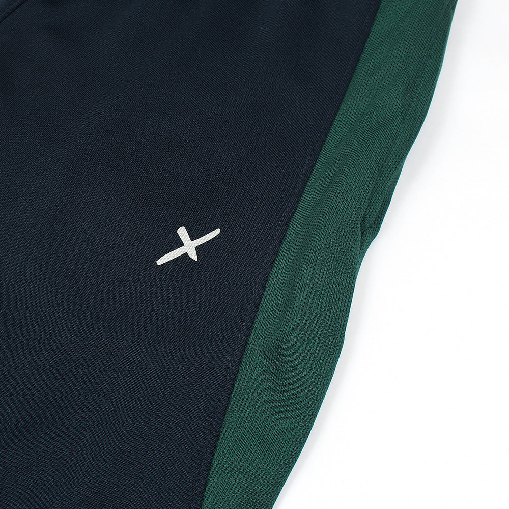 2672-FX Dry Fit Side Panel Men Trouser-FX004-Navy Green