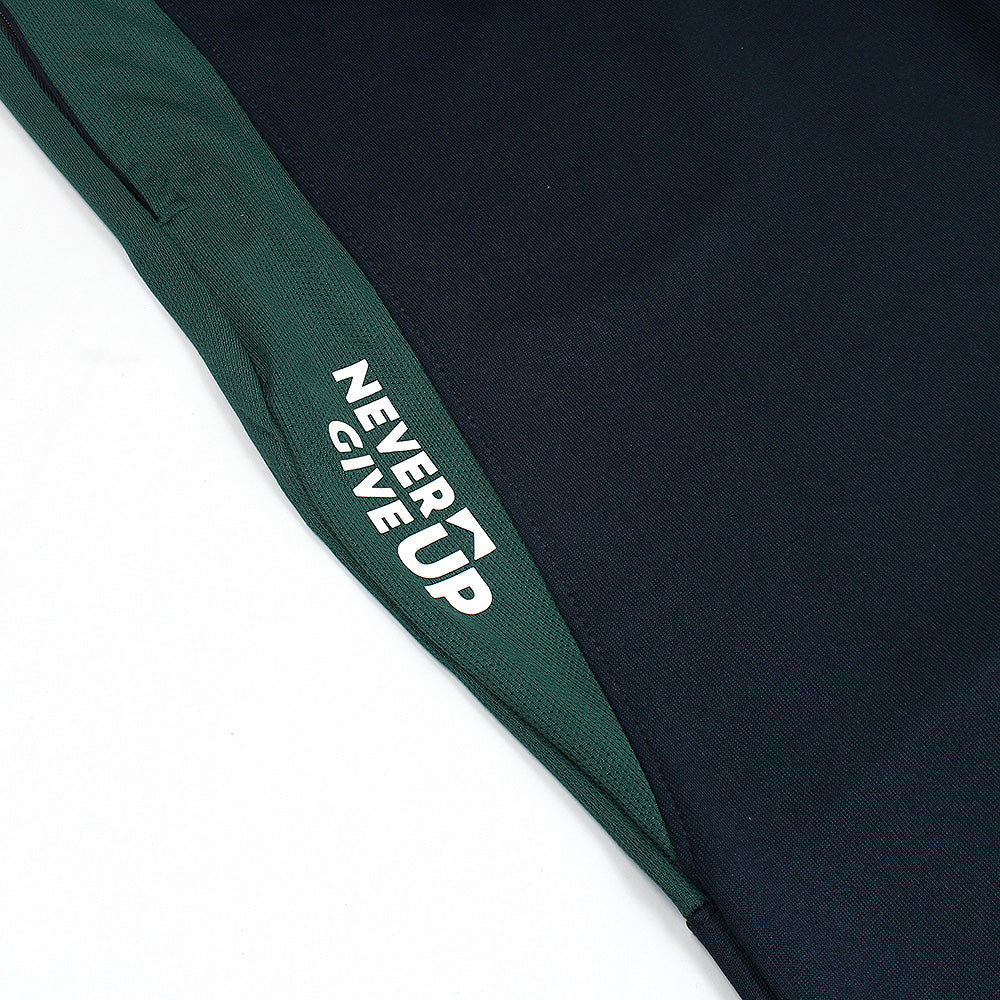 2672-FX Dry Fit Side Panel Men Trouser-FX004-Navy Green