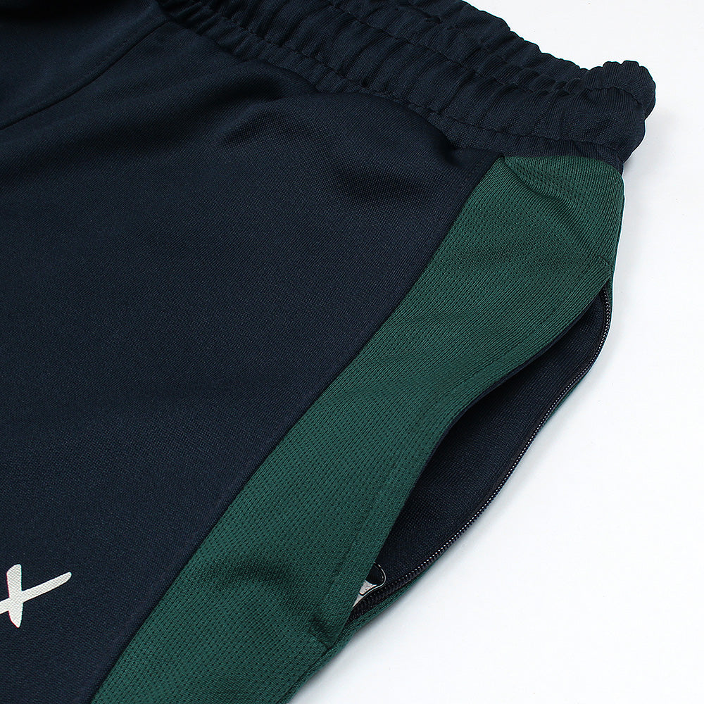 2672-FX Dry Fit Side Panel Men Trouser-FX004-Navy Green