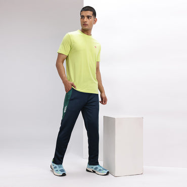 2672-FX Dry Fit Side Panel Men Trouser-FX004-Navy Green