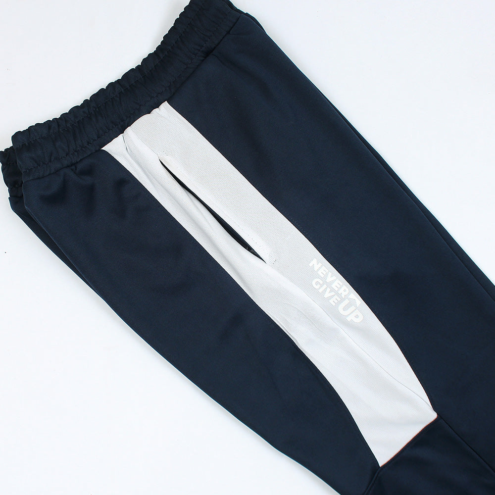 2672-FX Dry Fit Side Panel Men Trouser-FX004-Navy White