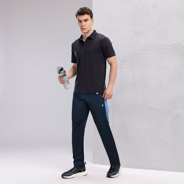 2672-FX Dry Fit Side Panel Men Trouser-FX004-Navy Sky
