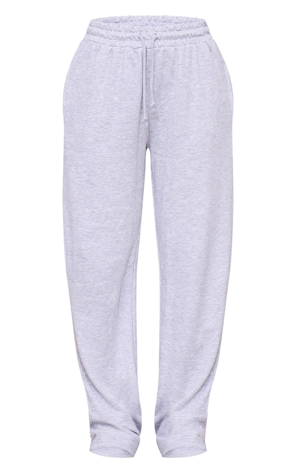 Wide leg Marl Trouser PLT-2505-Grey