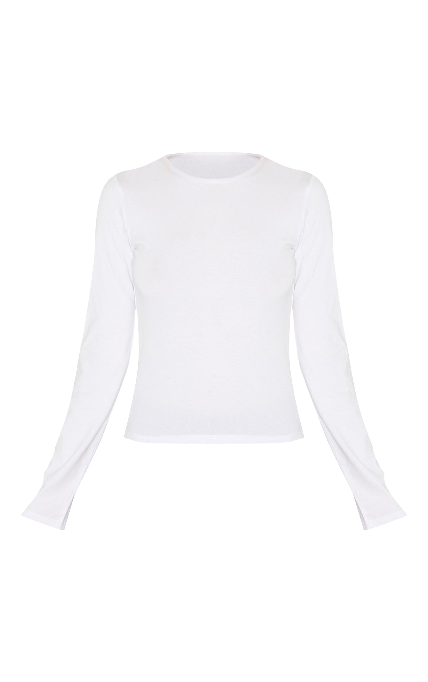 2658-Maternity Basic Fitted Long Sleeve Top