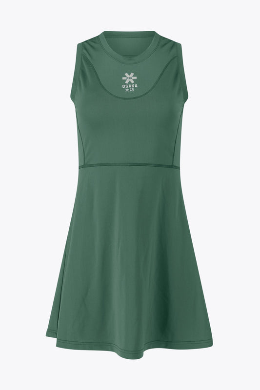 Osk Floucy Dress Women-2534-Green