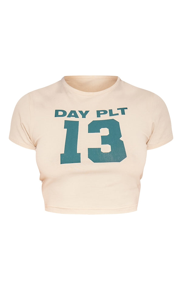Cap Sleeveless Number 13 SET-PLT-2493-Cream