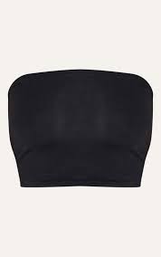 2659-Petite Cotton Basic Bandau Croptop