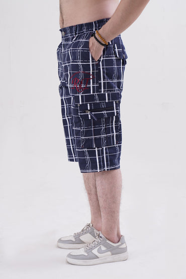 Raff & Taff Bermuda Shorts For Men-RT001-2626 Navy