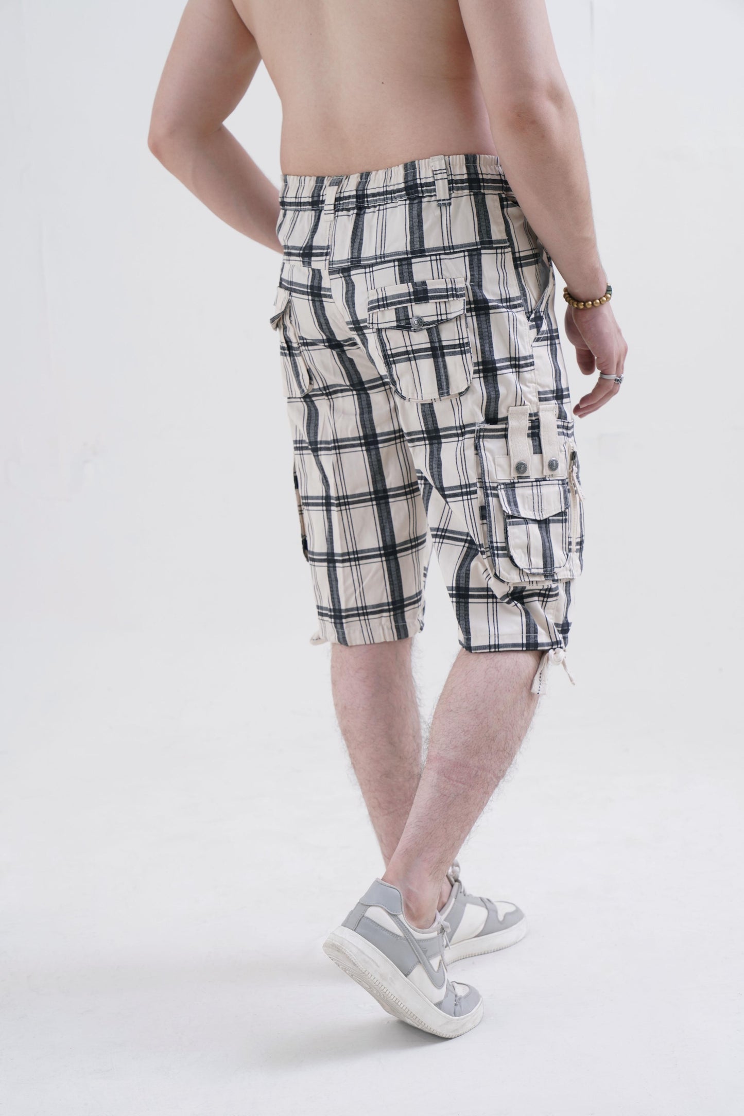 Raff & Taff Bermuda Shorts For Men-RT302-2628 Beige