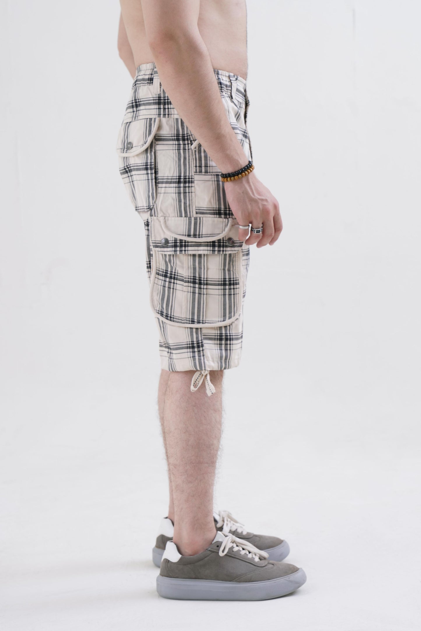 Raff & Taff Bermuda Shorts For Men-RT665-2627 Beige