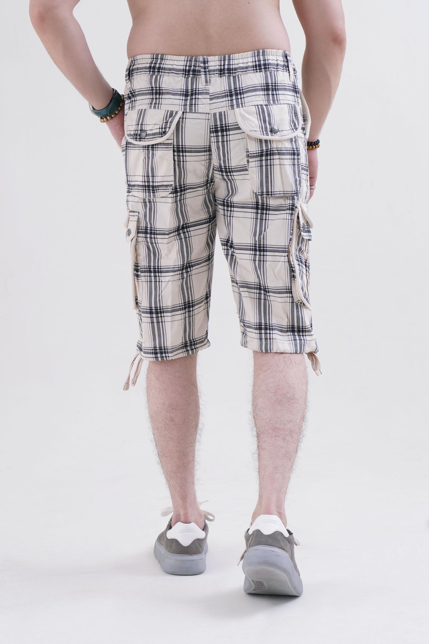 Raff & Taff Bermuda Shorts For Men-RT665-2627 Beige