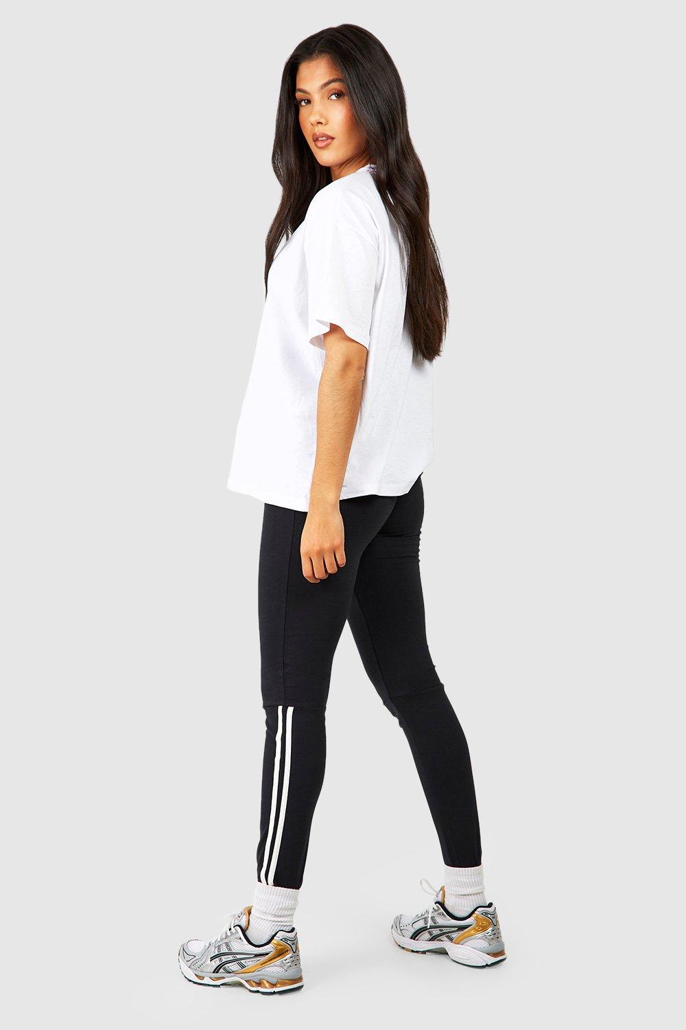 BH Maternity Side Strip Basic Leggings-2348-Black