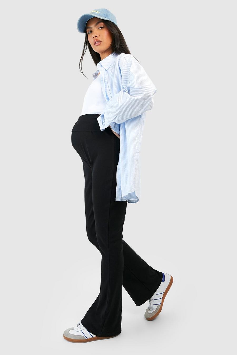 BH Maternity Yoga Flares-2371-Black