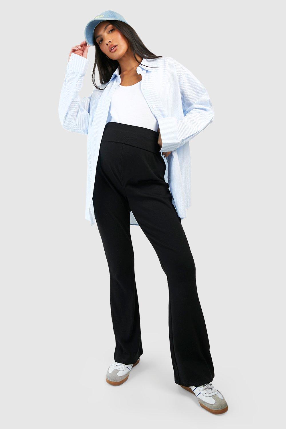 BH Maternity Yoga Flares-2371-Black