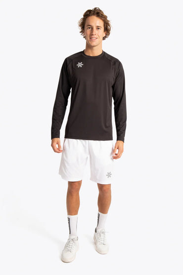 2728-Osk Men Training Full Sleeve Shirt-Black