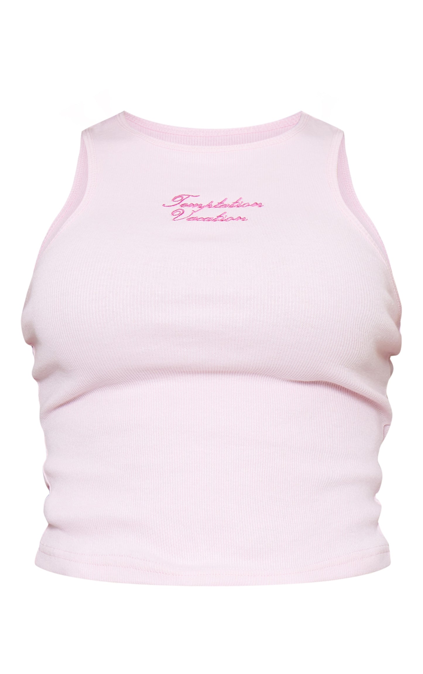 Temptetion Racer  EMB Vest-PLT-2429-Pink