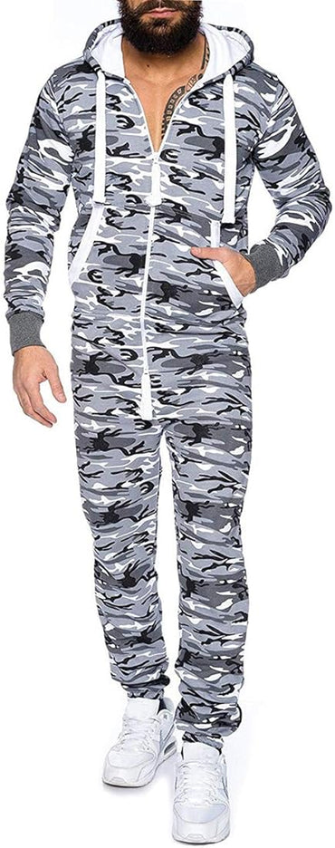 Ruff & Tuff Camo Print Jumpsuit For Men-2283