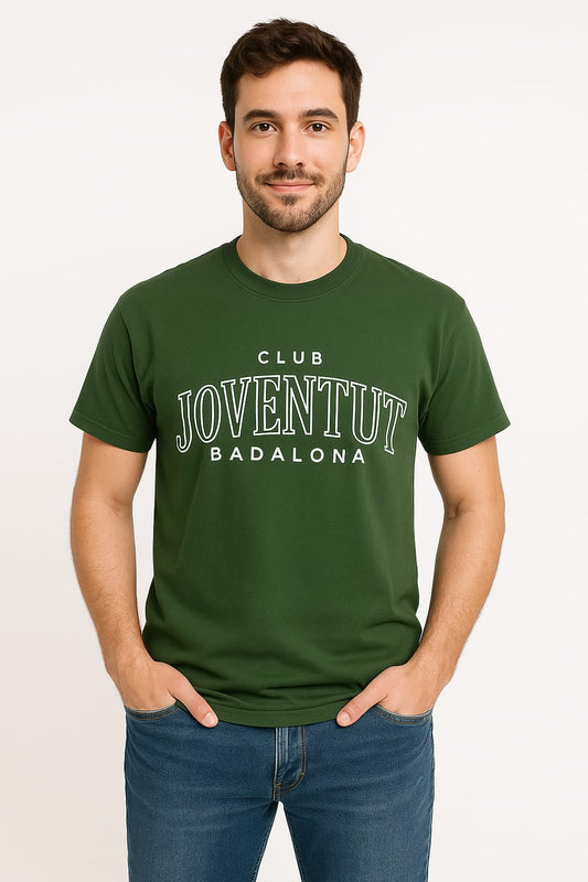 2691-Joma Club Joventut Badalona Print Short Sleeve T Shirt-Green White