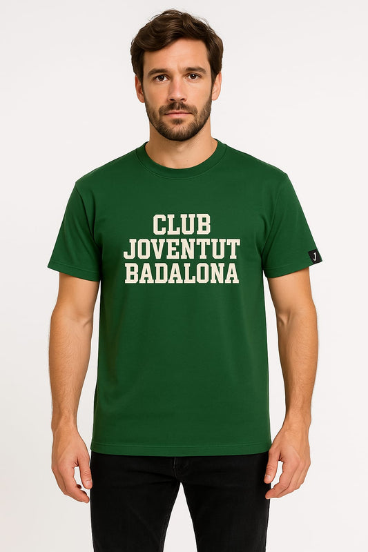 2690-Joma Club Joventut Badalona Print T Shirt Men-Green Beige