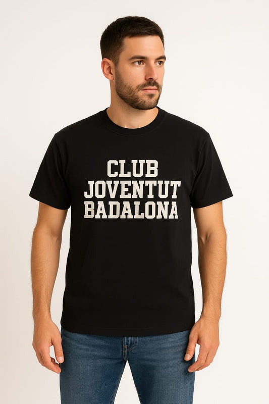 2690-Joma Club Joventut Badalona Print T Shirt Men-Black Beige