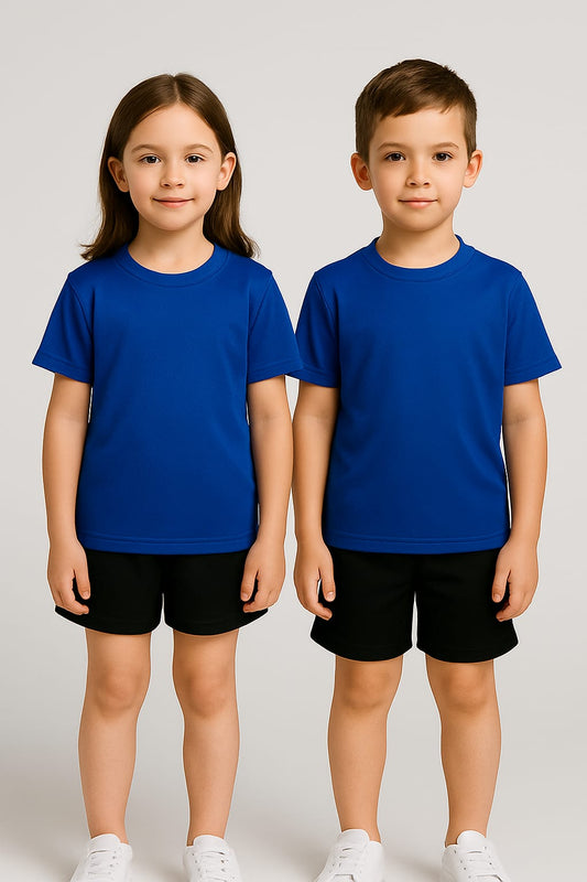 2711-Banner Essentials Aptus Plain T Shirt Kids-Royal