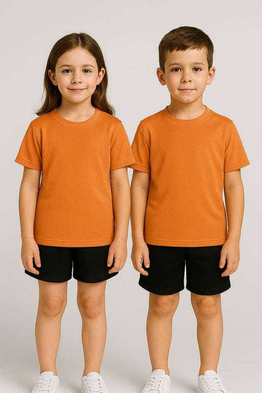 2711-Banner Essentials Aptus Plain T Shirt Kids-Gold