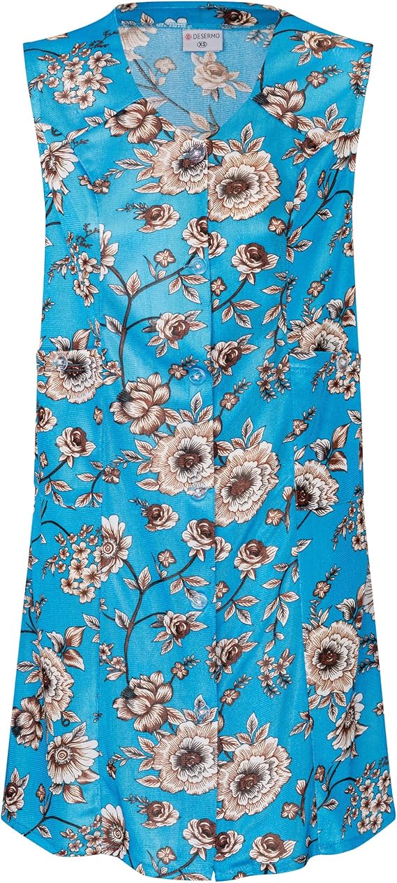 2713-Colourful Full-Length Apron for Women