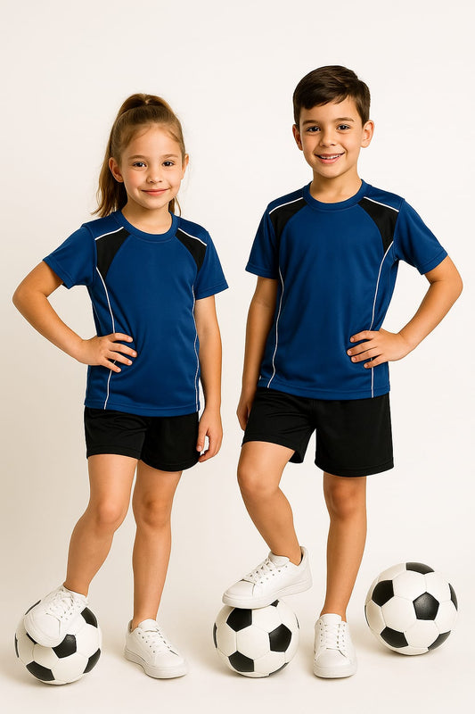 2714-Encore ZR-10 Activewear T-Shirt Kids-Royal Black