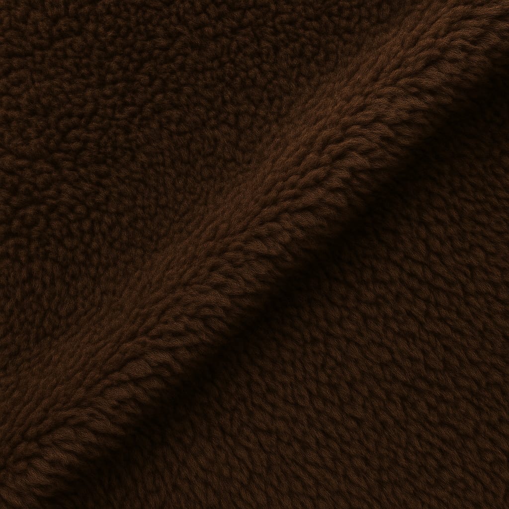 Raff & Taff Pullover Sherpa Hood For Men-2351-Brown