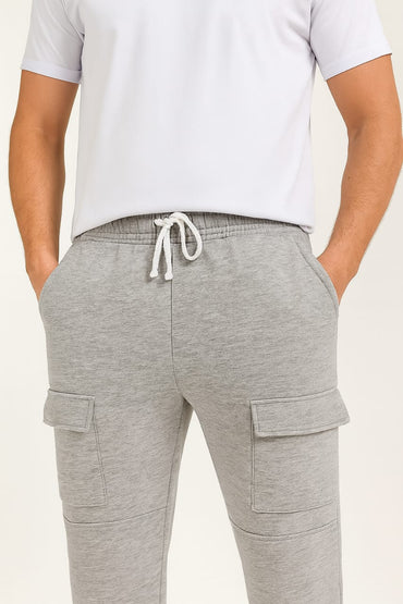 2709-FX Straight Pocket Trouser Men-Grey