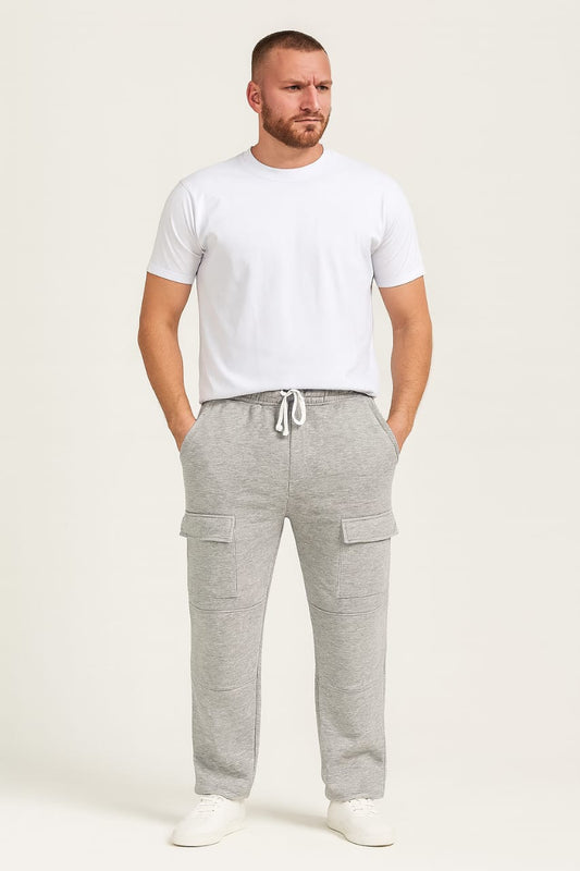2709-FX Straight Pocket Trouser Men-Grey