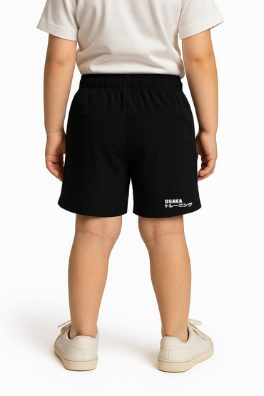 2719-Osk Training Shorts For Kids-Black