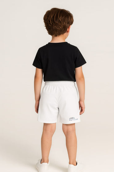 2719-Osk Training Shorts For Kids-White
