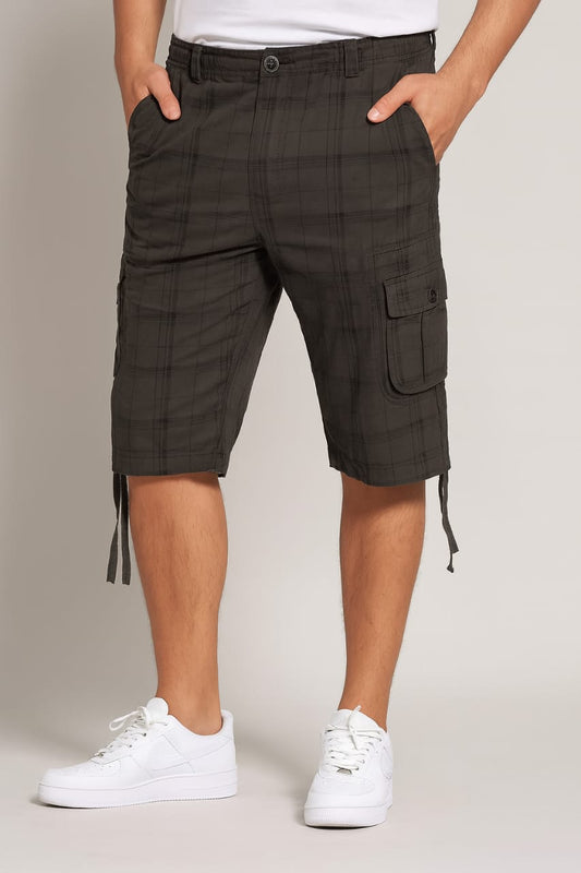 Raff & Taff Bermuda Shorts For Men-RT330-2629 Olive