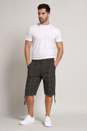 Raff & Taff Bermuda Shorts For Men-RT330-2629 Olive