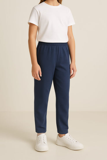 2740-JM Cotton Trousers For Kids-Navy